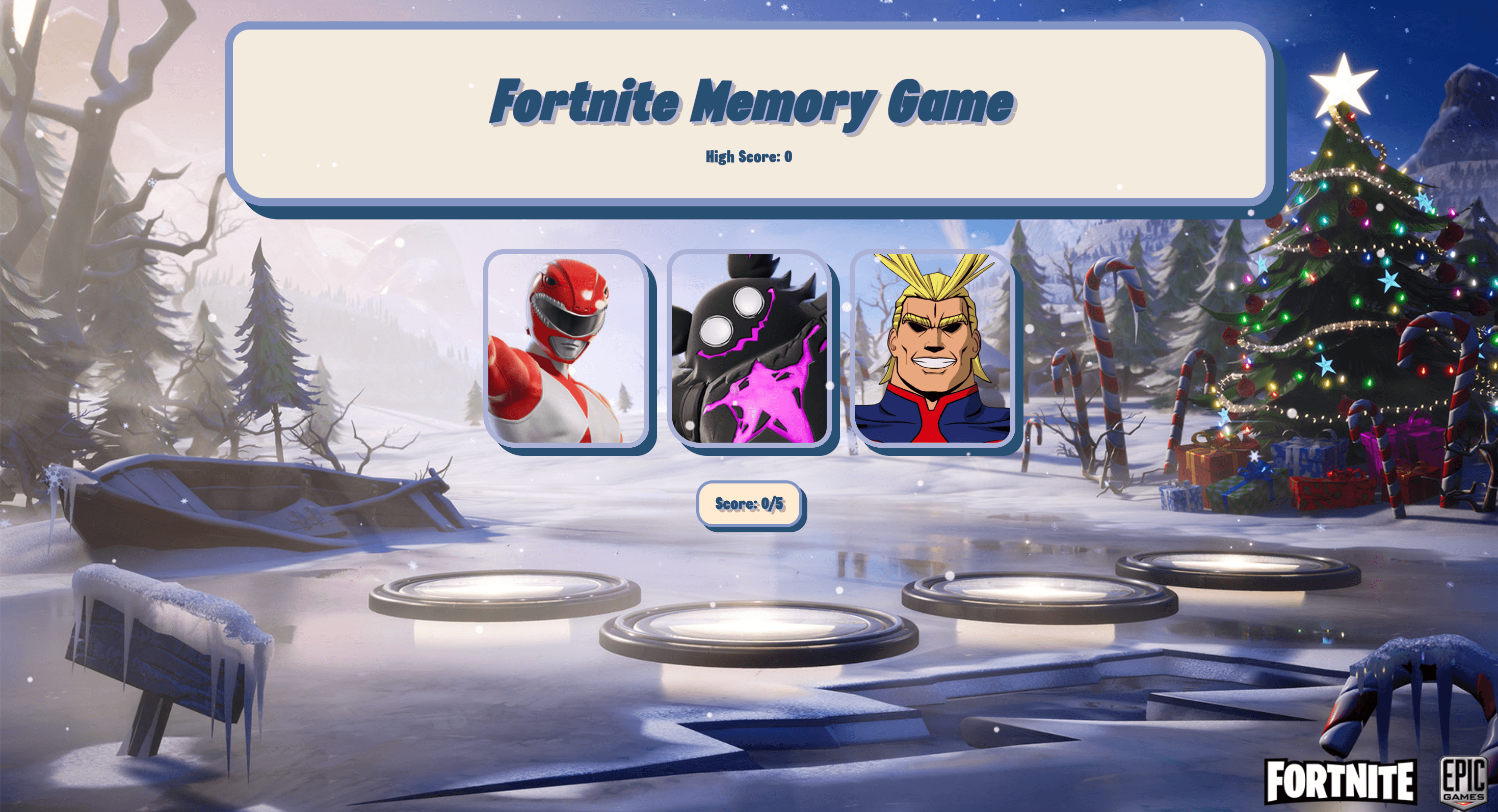 Fortnite Memory Cards